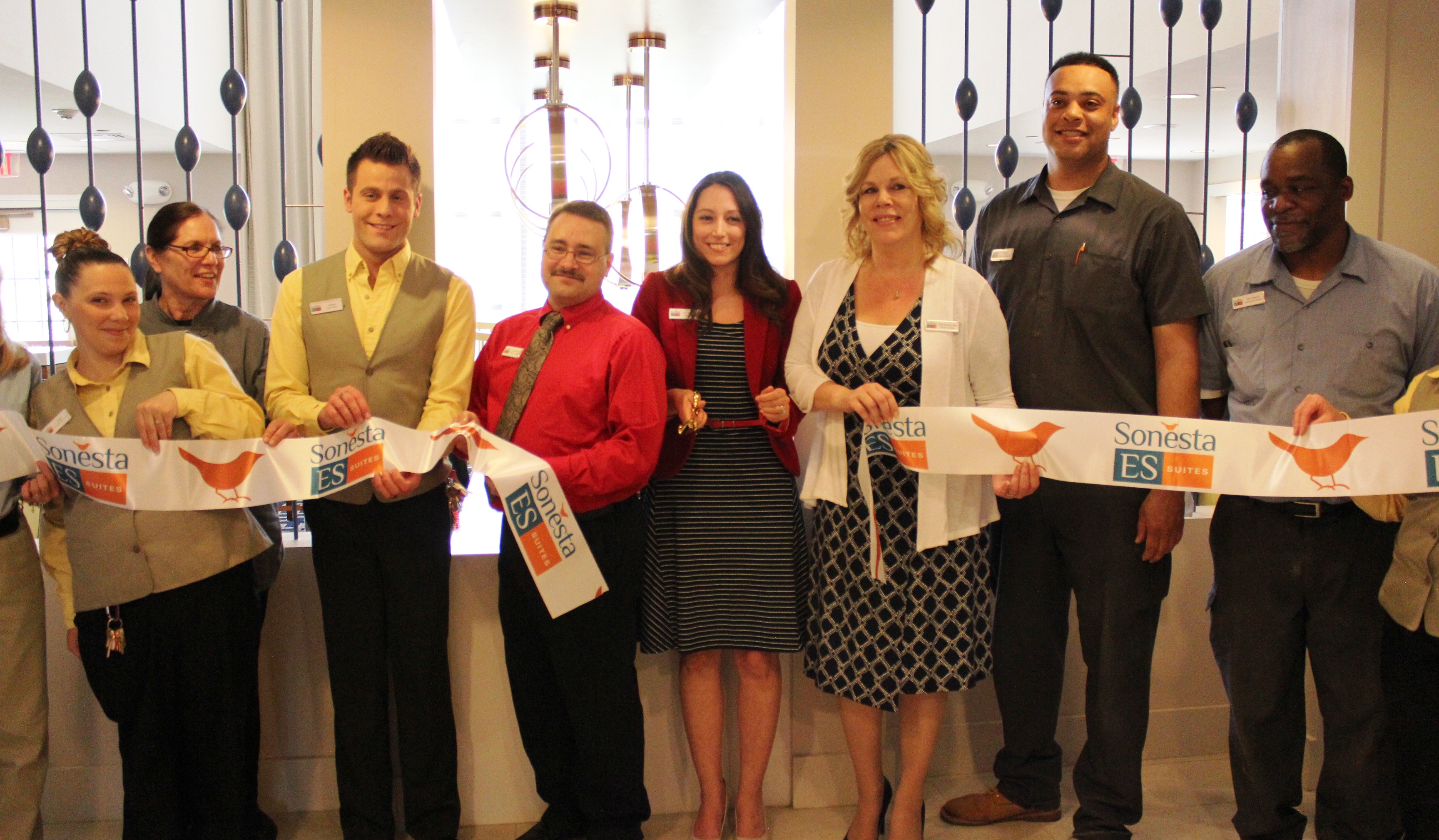 Hotel staff enjoying the event