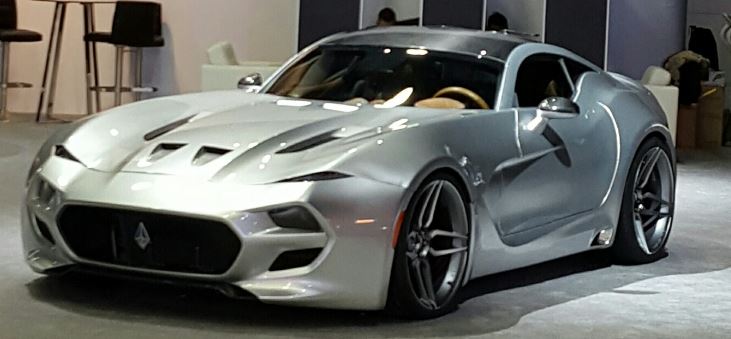 auto show silver car