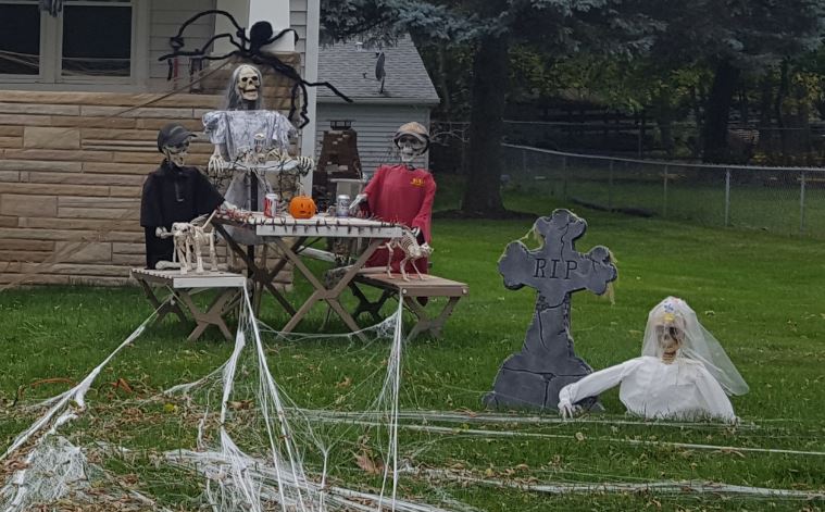 Skeletons...playing poker?