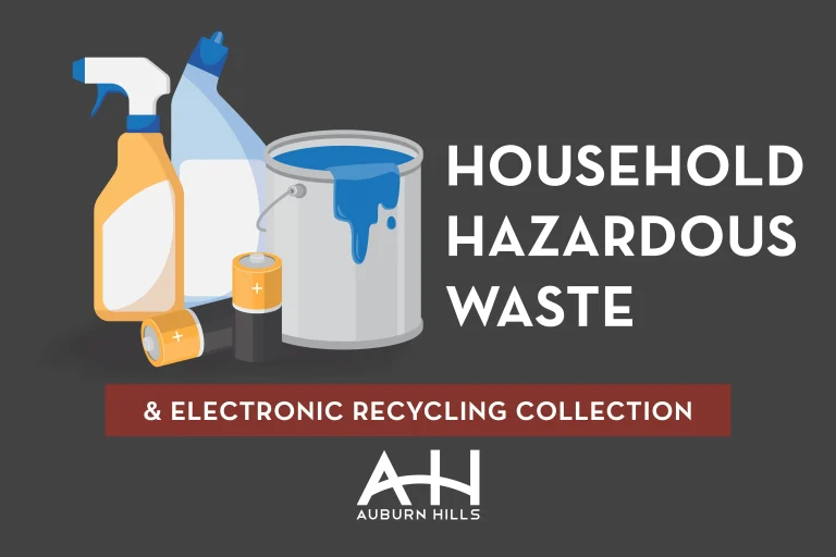 Household hazardous waste and electronic recycling collection