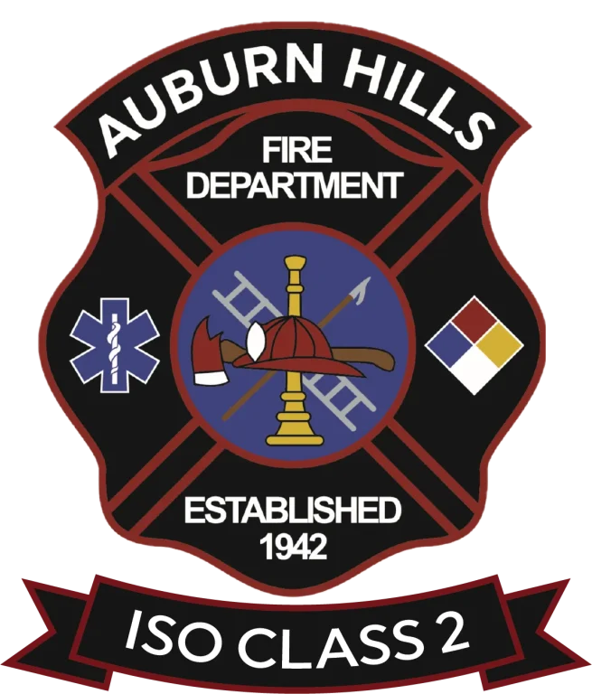 Auburn Hills Fire Department - Established 1942 - ISO Class 2